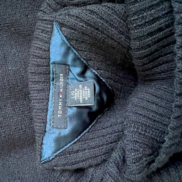 Tommy Hilfiger Sweater Dress with belt - Navy blue - Picture 5 of 5